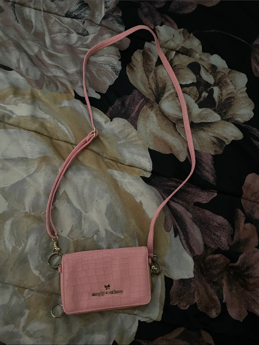 Pink southern simply crossbody